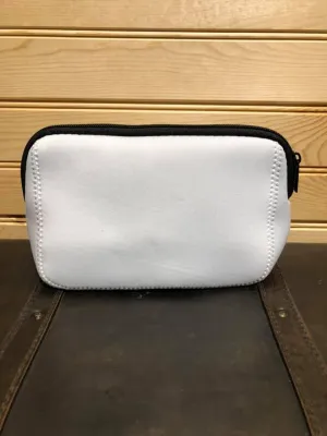 Neoprene Makeup Bag - White
