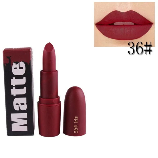 New Professional Makeup Lipstick Easy to Wear Moisturizer Smooth Lips Stick Long Lasting Charming Lip Lipstick Cosmetic Beauty
