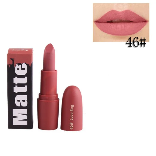 New Professional Makeup Lipstick Easy to Wear Moisturizer Smooth Lips Stick Long Lasting Charming Lip Lipstick Cosmetic Beauty
