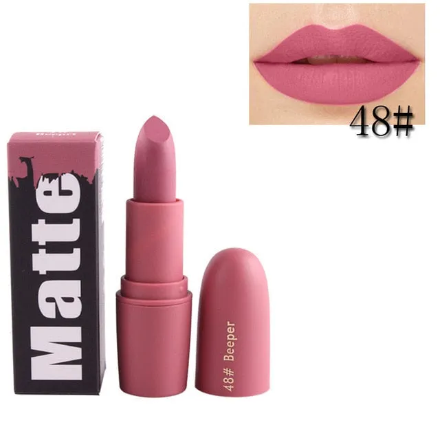 New Professional Makeup Lipstick Easy to Wear Moisturizer Smooth Lips Stick Long Lasting Charming Lip Lipstick Cosmetic Beauty
