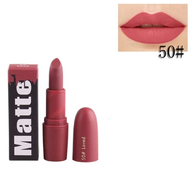 New Professional Makeup Lipstick Easy to Wear Moisturizer Smooth Lips Stick Long Lasting Charming Lip Lipstick Cosmetic Beauty