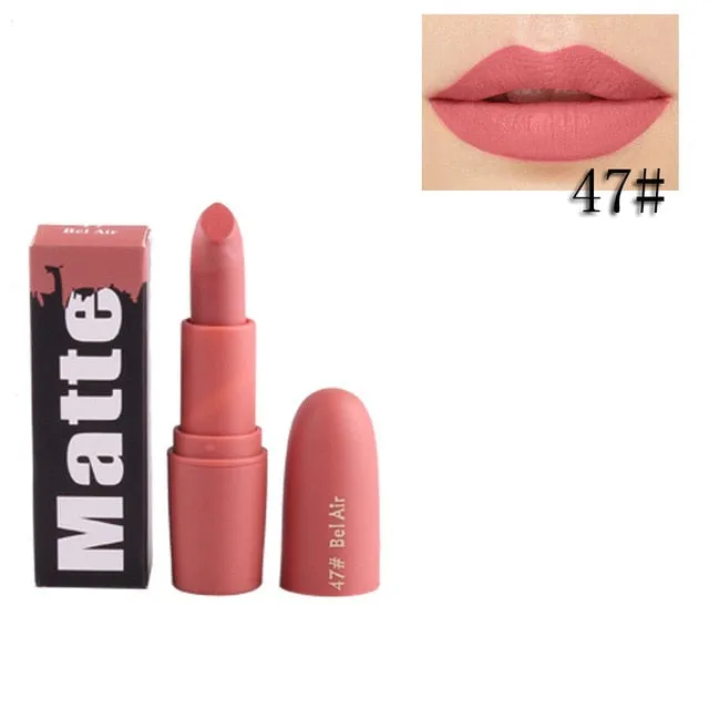 New Professional Makeup Lipstick Easy to Wear Moisturizer Smooth Lips Stick Long Lasting Charming Lip Lipstick Cosmetic Beauty