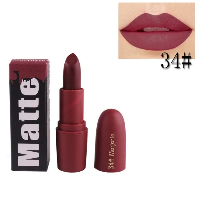 New Professional Makeup Lipstick Easy to Wear Moisturizer Smooth Lips Stick Long Lasting Charming Lip Lipstick Cosmetic Beauty