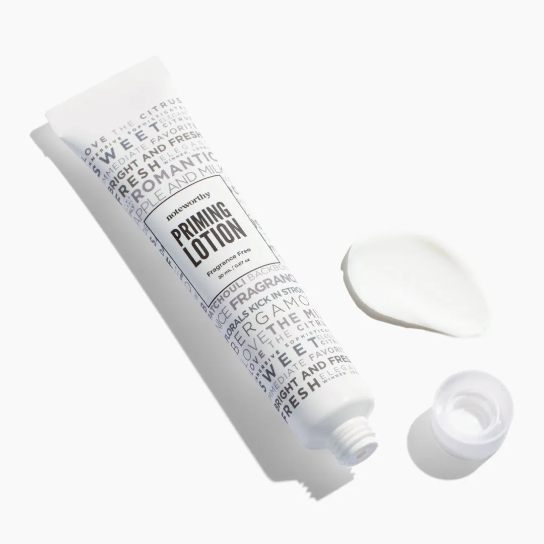 Noteworthy Fragrance-Free Priming Lotion | Hydrating Scent Extender