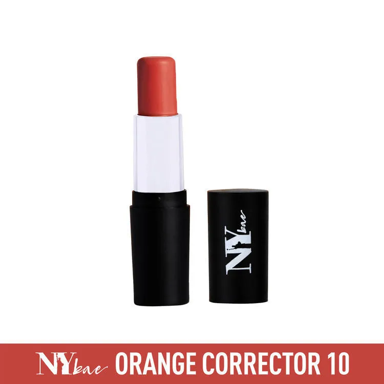 NY Bae All In One Stick| Foundation, Concealer, Contour, Colour Corrector| For Hiding Dark Spots On Dusky Skin| Flawless Texture| Shady In Chinatown- Orange Corrector 10
