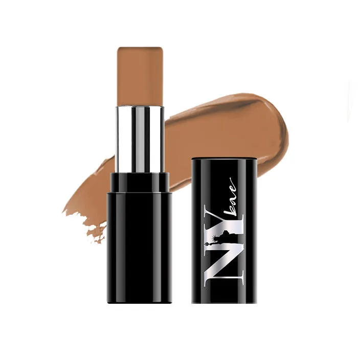 NY Bae Castor Oil Infused Foundation Concealer Colour Corrector Stick, For Dark Skin, Hiding in City Hall - The Cappuccino Secret Treasures 20 (4.8 g)