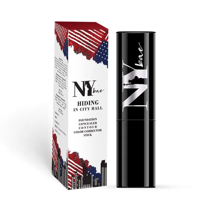 NY Bae Castor Oil Infused Foundation Concealer Colour Corrector Stick, For Dark Skin, Hiding in City Hall - The Cappuccino Secret Treasures 20 (4.8 g)