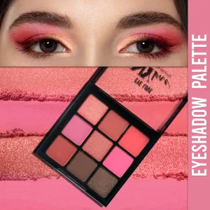NY Bae Eye Love Eyeshadow Palette - Peppy Pinks 04 (9 g) | 9 In 1 Palette | Pink | Matte & Shimmer | Rich Colour | Long Wear | Super Blendable