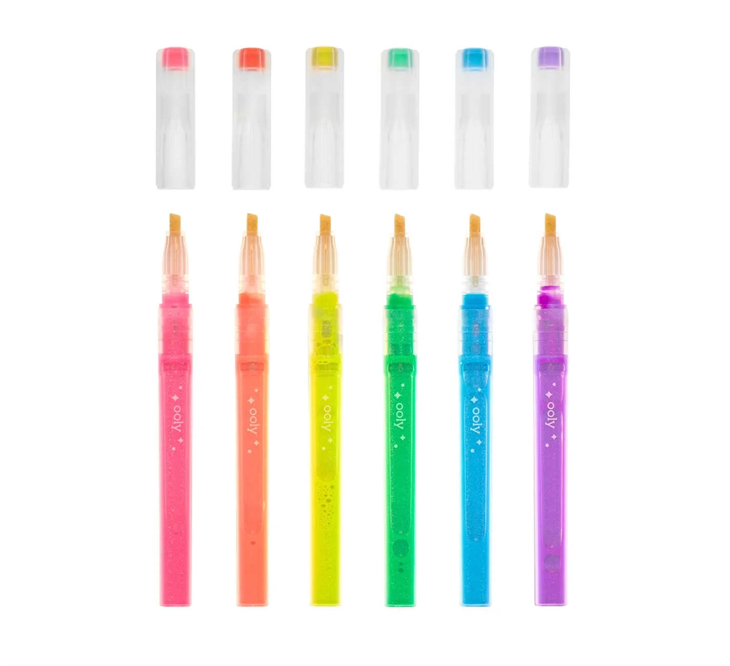 Oh My Glitter! Neon Highlighters - Set of 6