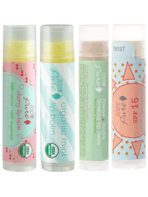 Organic Cherry, Mint , Lysine, SPF 15 Lip Balm
