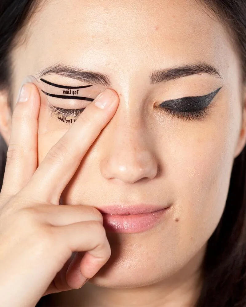 Original Cat Eyeliner Stencil & Smokey Eye Stencil