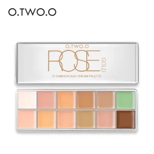 O.TWO.O 12 Colors Concealer Palette Makeup Invisible Pore Wrinkle Cover Concealer foundation brightener makeup full cover