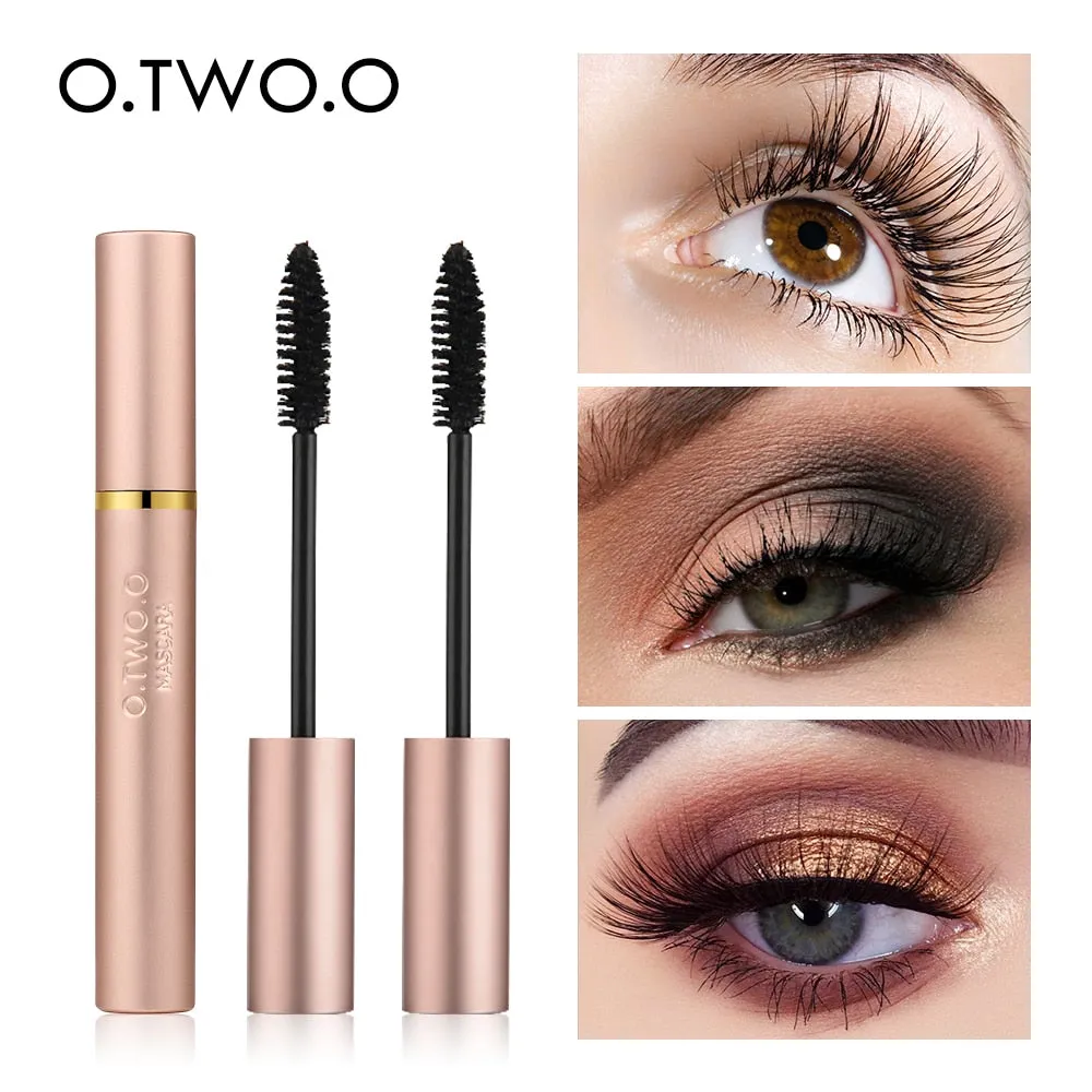 O.TWO.O 3D Fiber Lashes Thick Lengthening Mascara Long Black Lash Eyelash Extension Eye Lashes Brush Makeup Pro Eye-Cosmetics