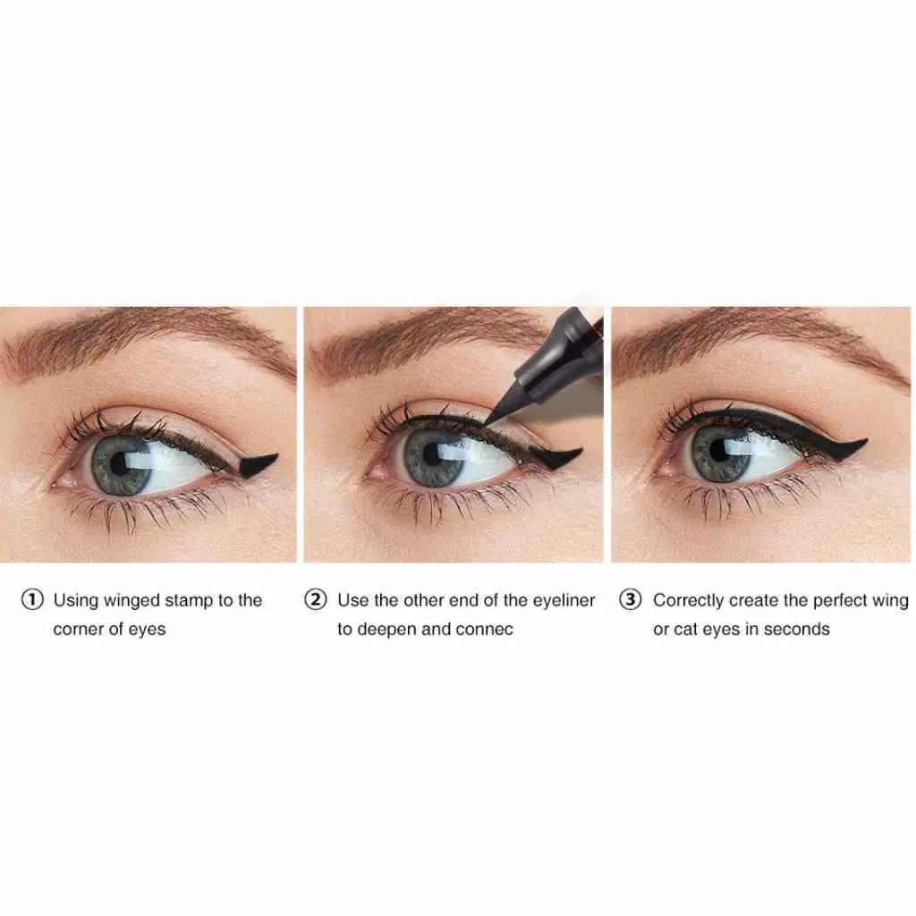 O.TWO.O - Black Eyeliner Wing Stamp