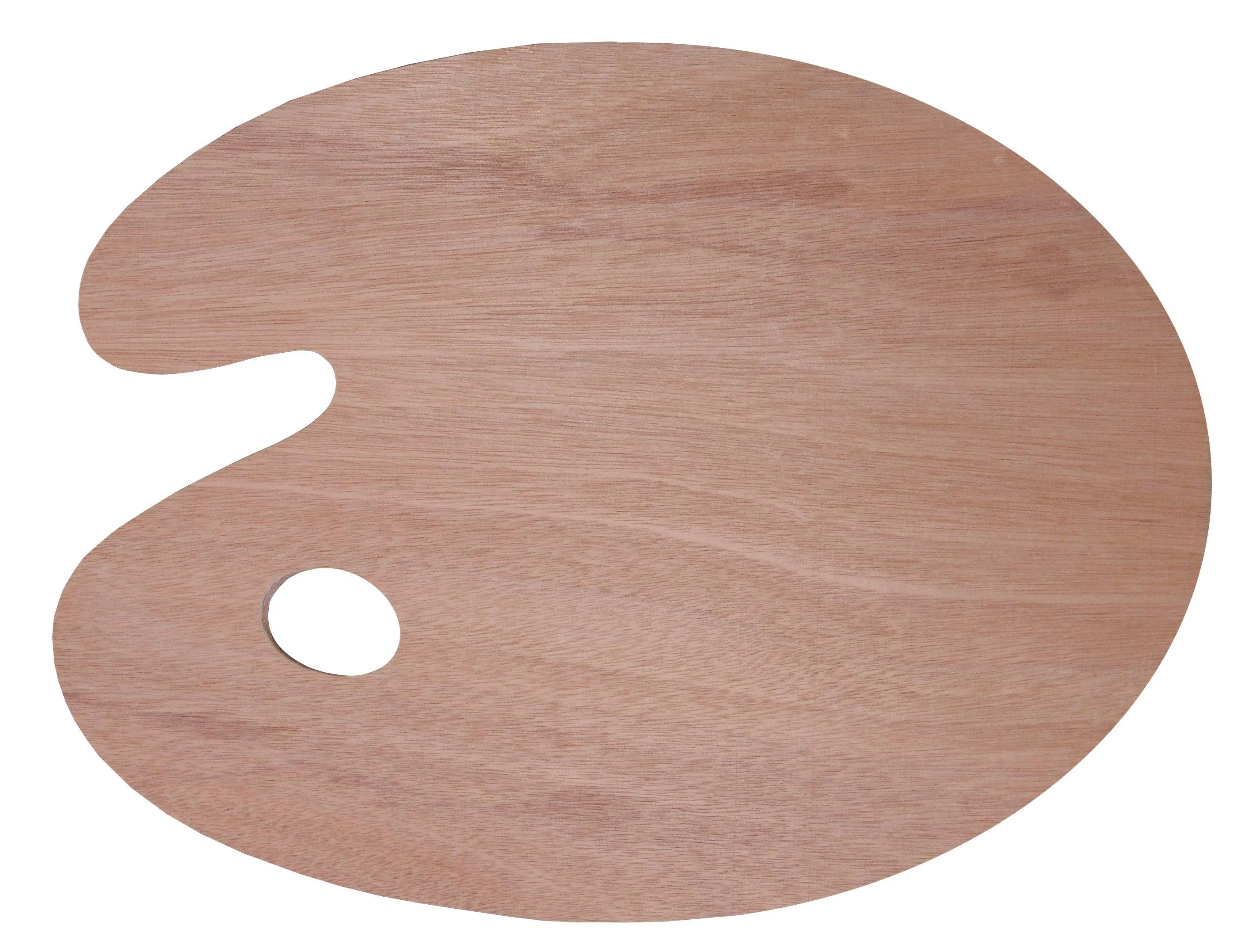 Oval Wooden Palette