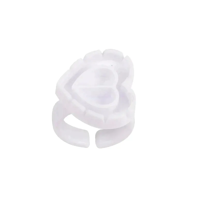 OW Lashes Heart Glue Cups Eyelash Extension Glue Holder Glue Rings