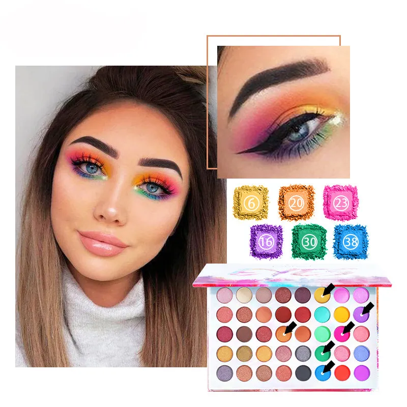 POPFEEL NEW 40 Colors Eyeshadow Palette