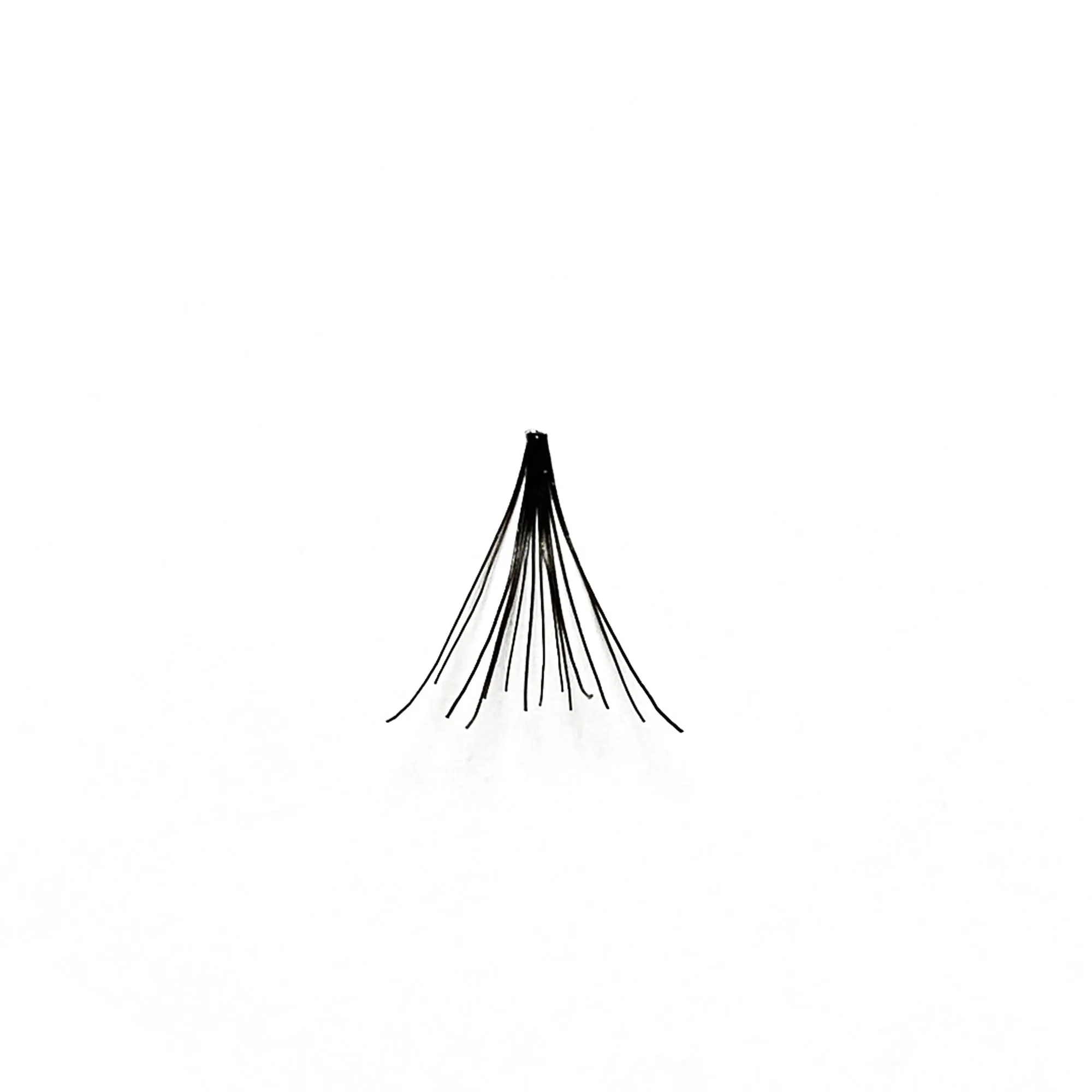 Professional Individual Ultra Thick Lashes, 7 Ply Flare Black, Knot Free & Short For Intense Volume (BF1004-Short)
