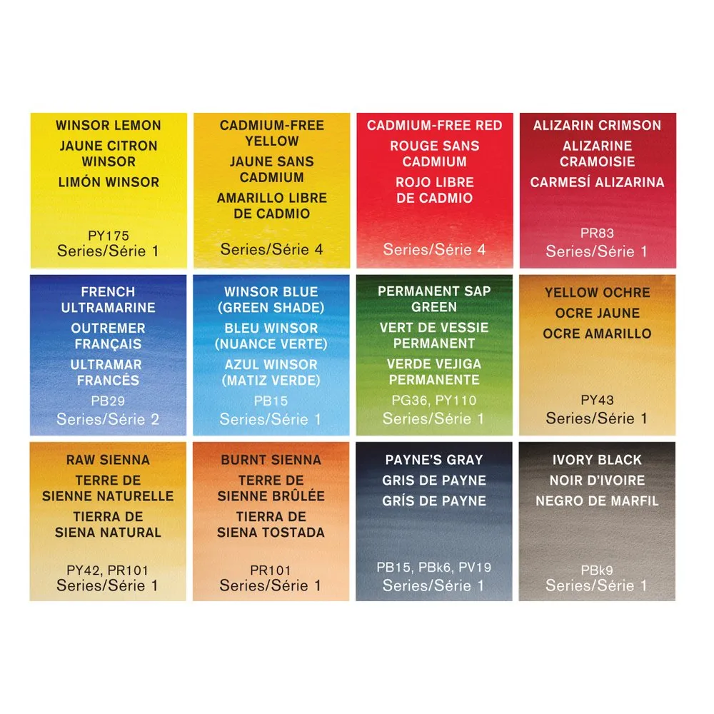 Professional Watercolour Customisable Travel Tin
