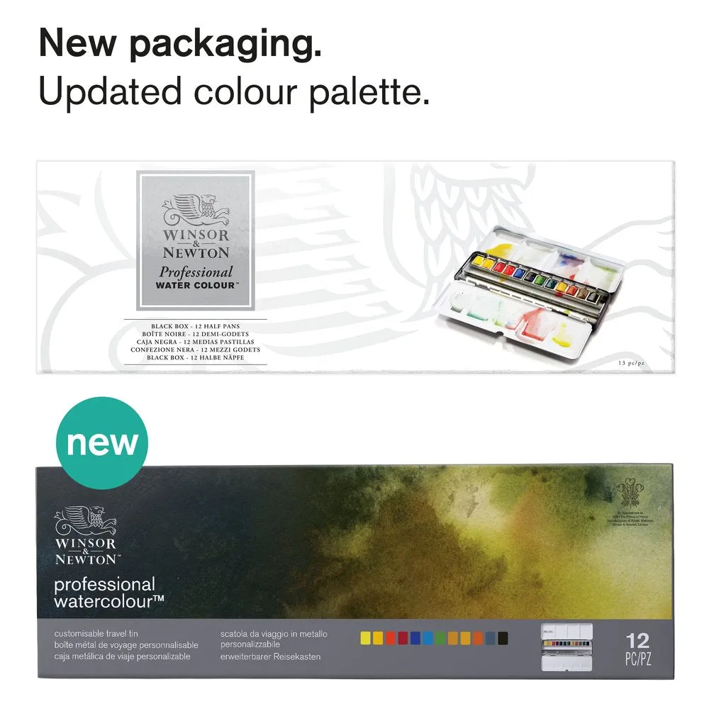 Professional Watercolour Customisable Travel Tin