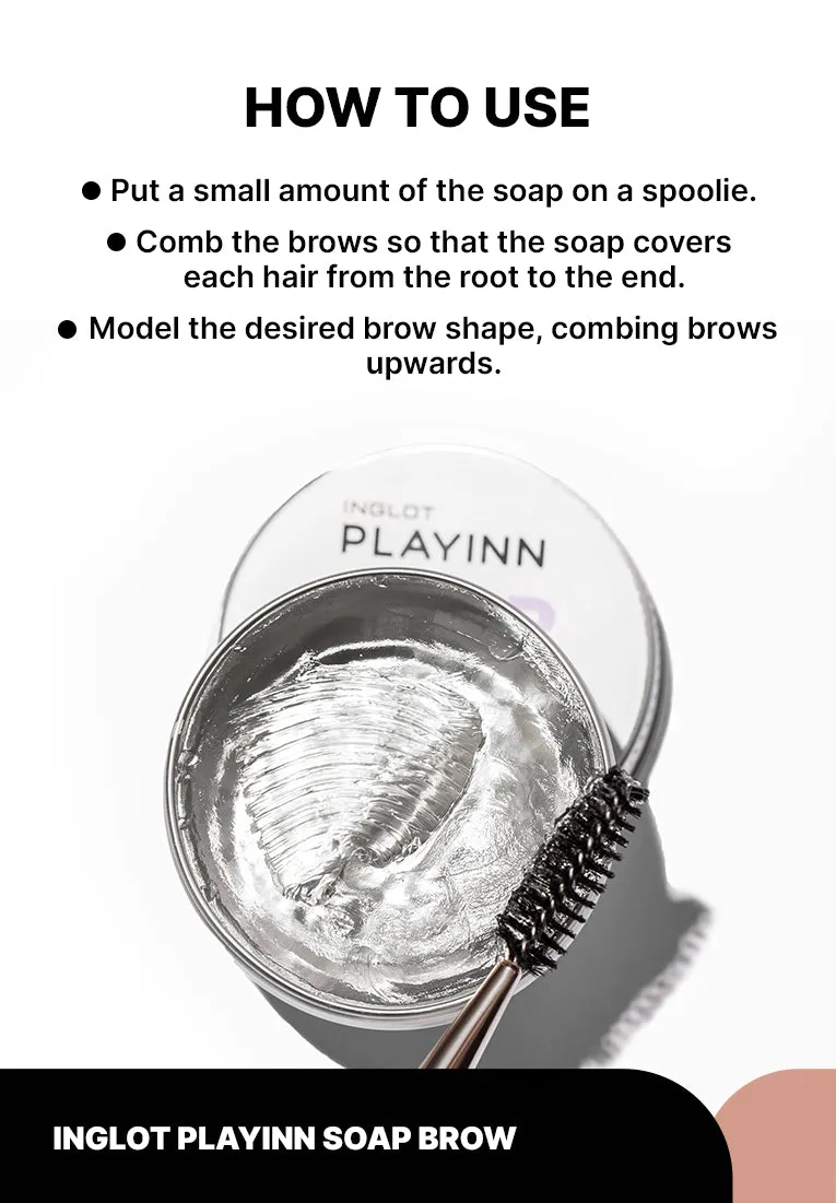 [PROMO 259RB] INGLOT PLAYINN SOAP BROW