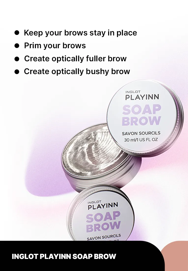 [PROMO 259RB] INGLOT PLAYINN SOAP BROW