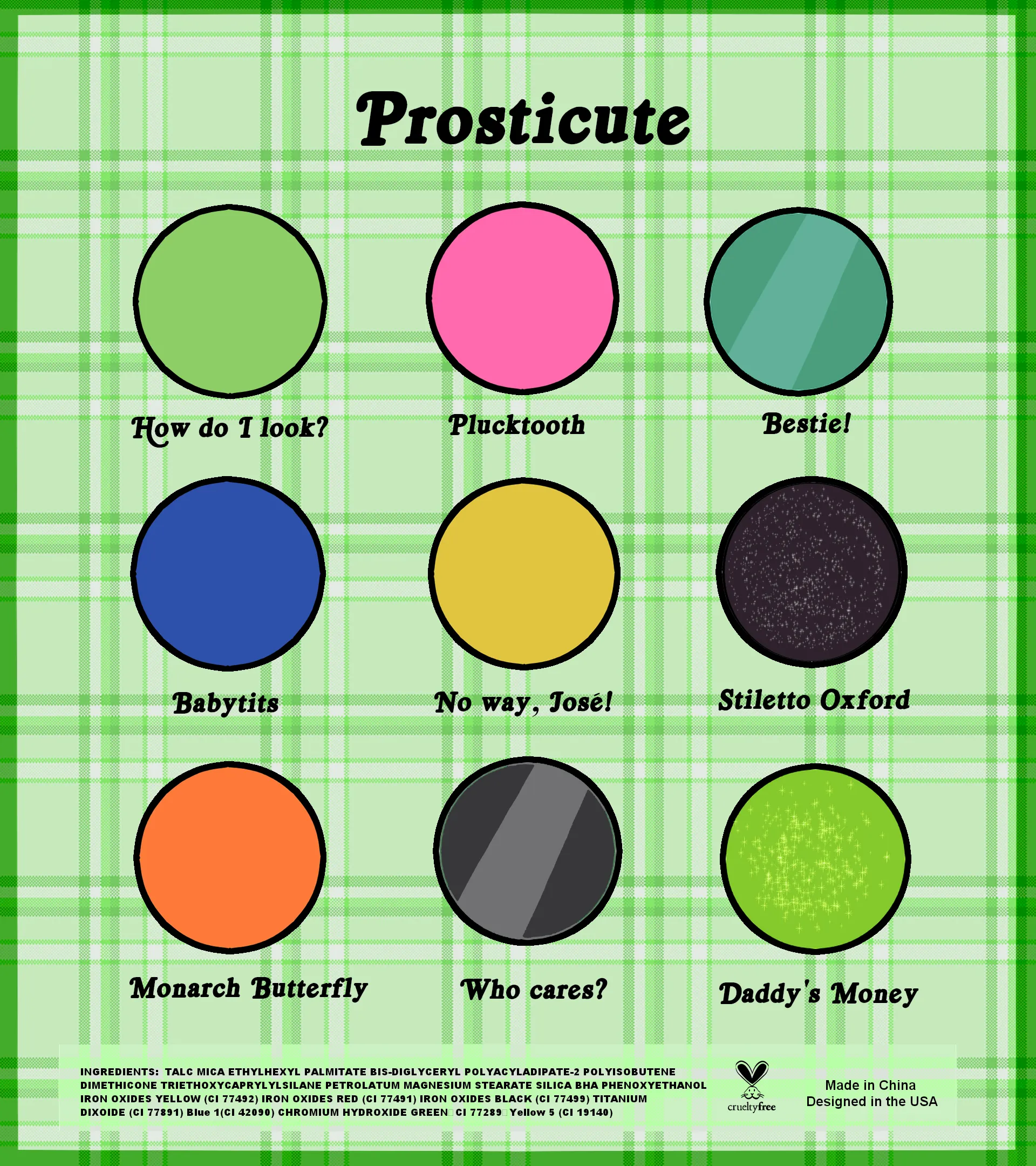 Prosticute Eyeshadow Palette