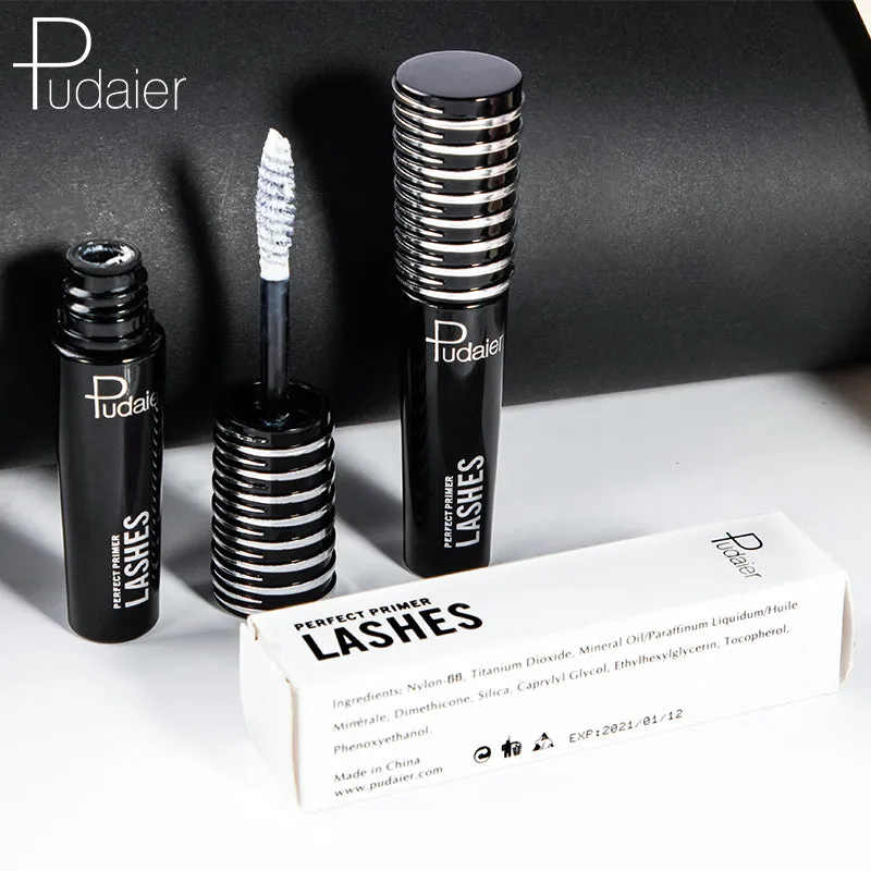 Pudaier 1PC White Fiber Cream Primer Lashes Foundation Base Waterproof Makeup Perfect Eyelash Partner of Mascara Before Use