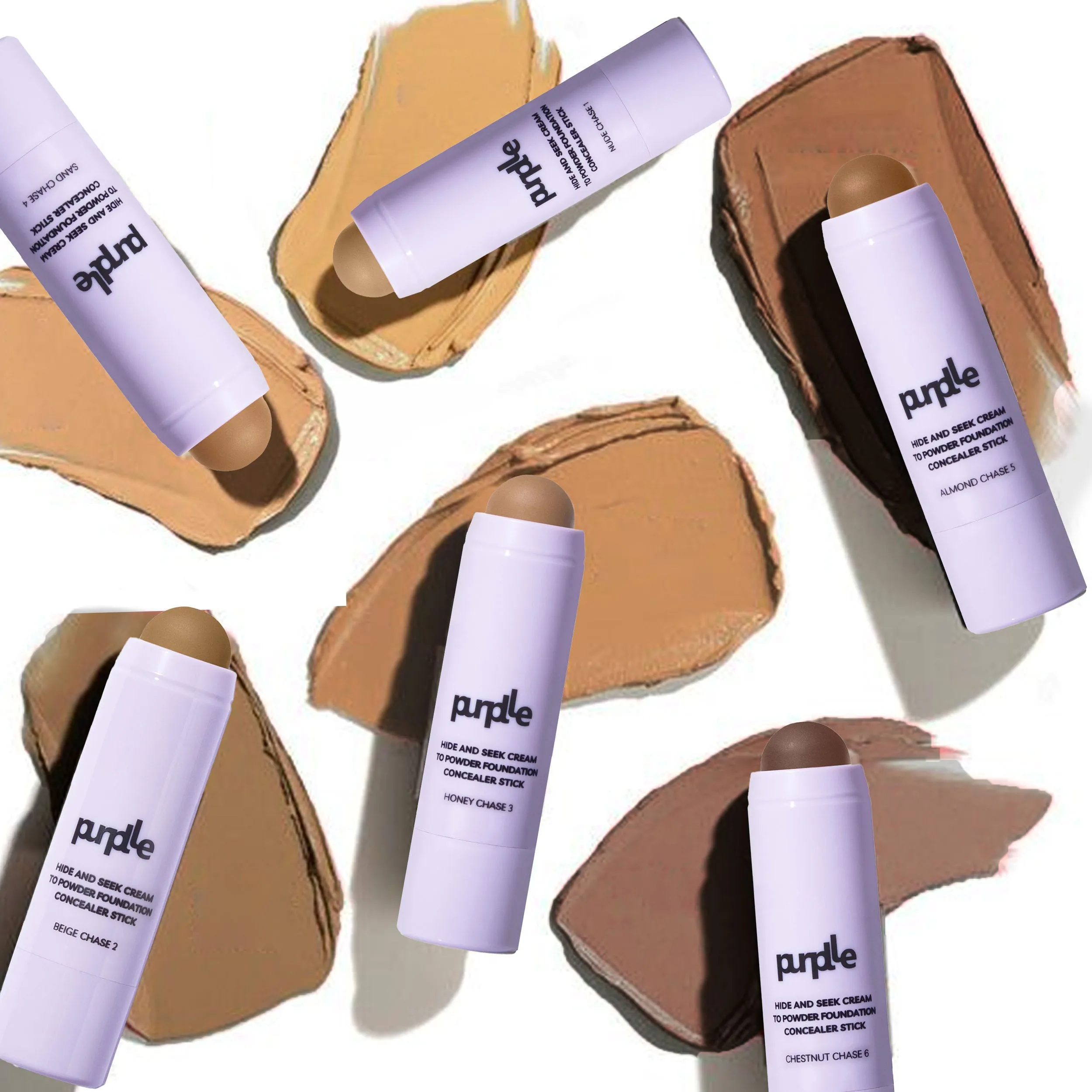 Purplle Hide and Seek Cream to Powder Foundation Concealer Stick Nude Chase 1