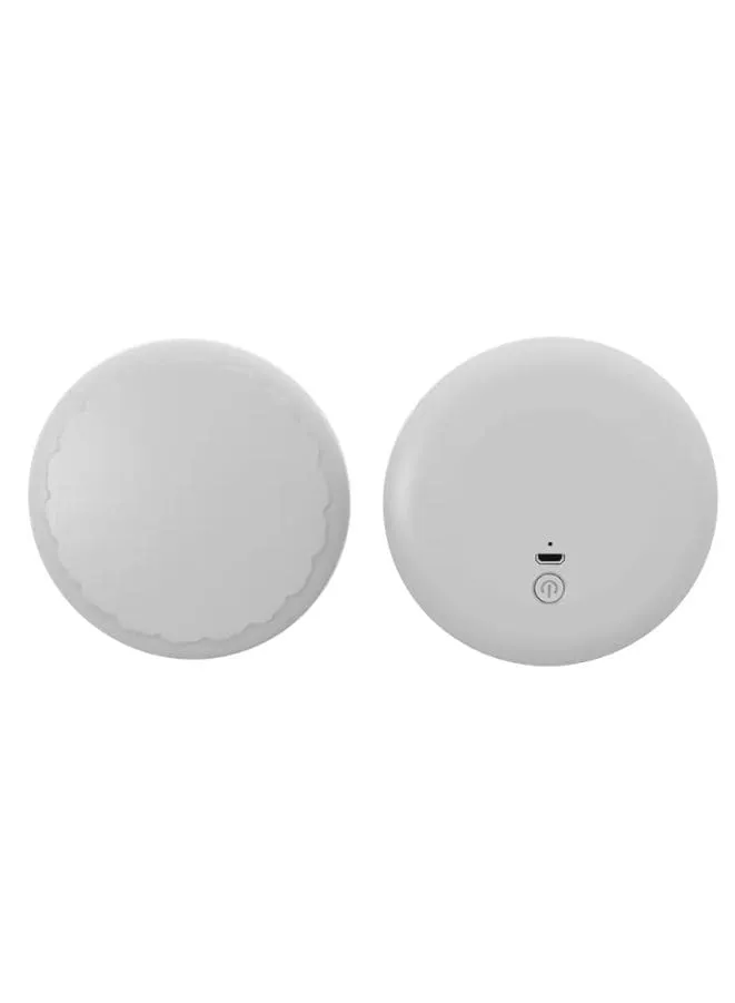 Rechargeable Compact Makeup Mirror with Lights,1x/2x Magnification, Dimmable LED Light, Type-c Rechargeable, and Portable, White