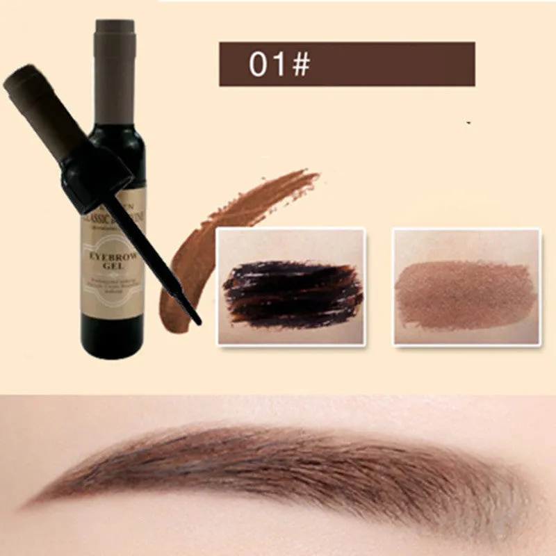 Red Wine Bottle Eyebrow Tattoo Gel