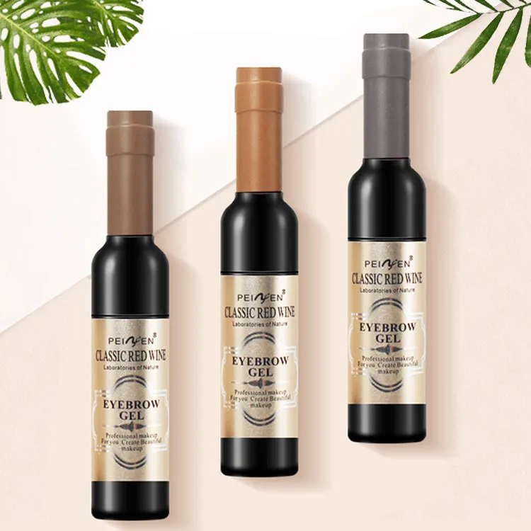 Red Wine Bottle Eyebrow Tattoo Gel