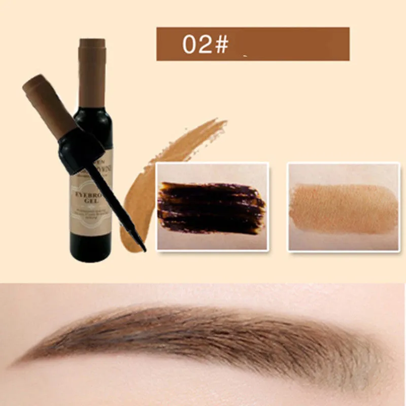 Red Wine Bottle Eyebrow Tattoo Gel