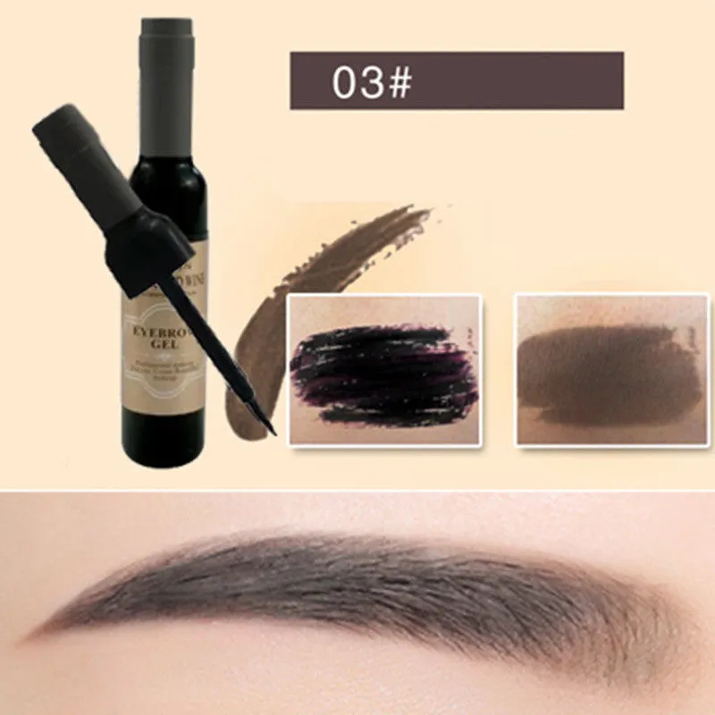 Red Wine Bottle Eyebrow Tattoo Gel
