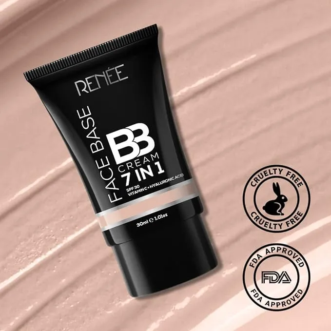 Renee Face Base 7 In 1 Spf30 Vitamin C   Hyaluronic Acid Bb Cream 30ml
