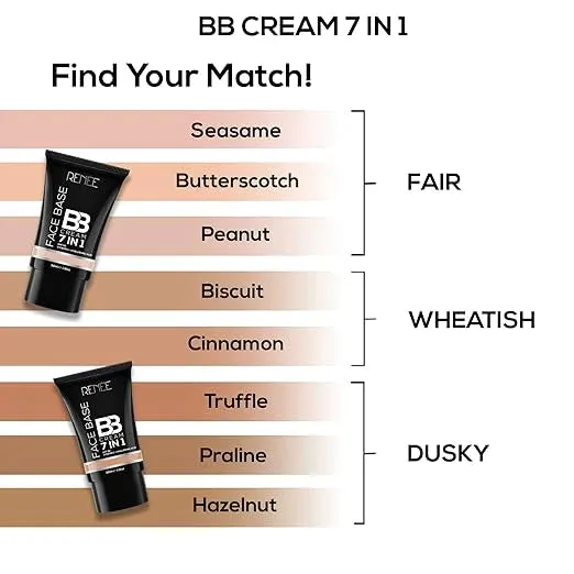 Renee Face Base 7 In 1 Spf30 Vitamin C   Hyaluronic Acid Bb Cream 30ml