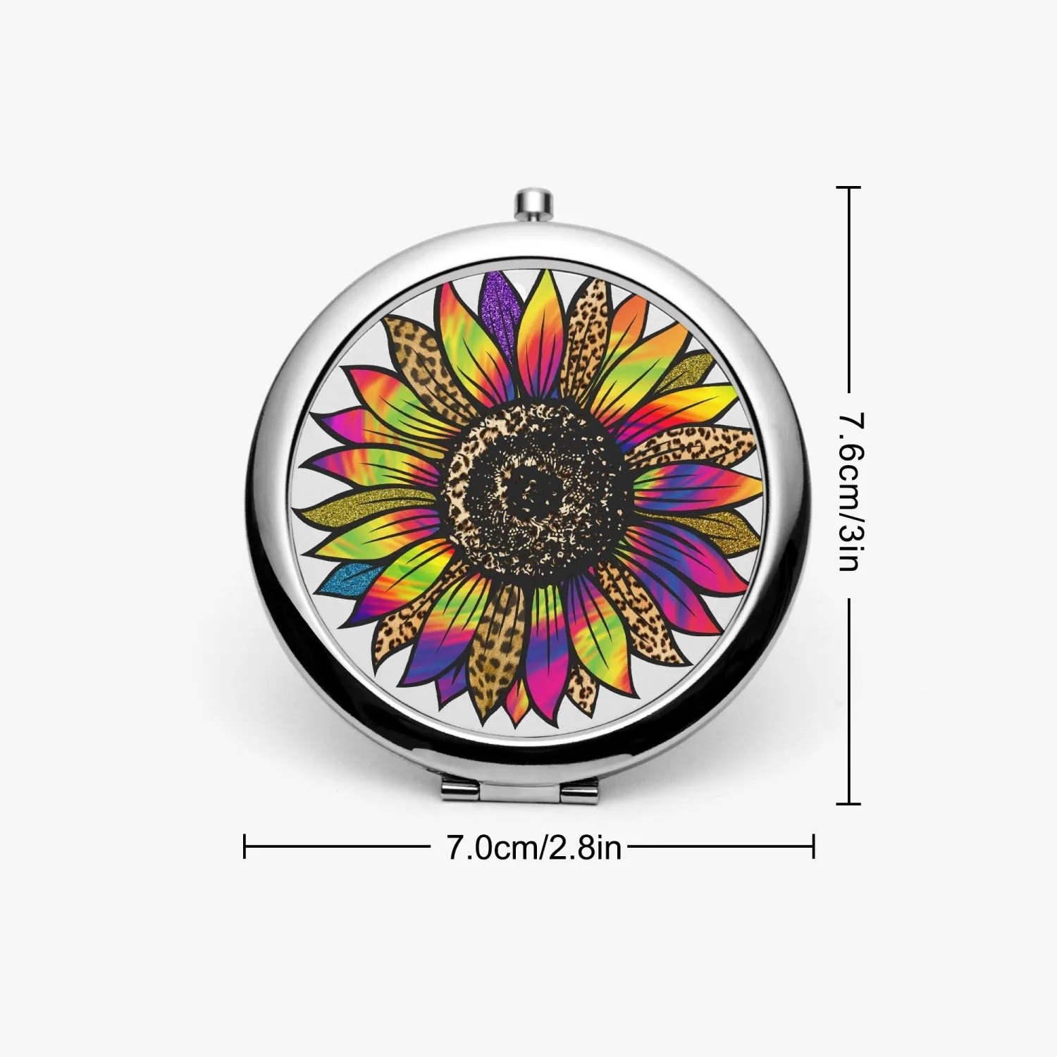 Retro Flower | Compact Mirror