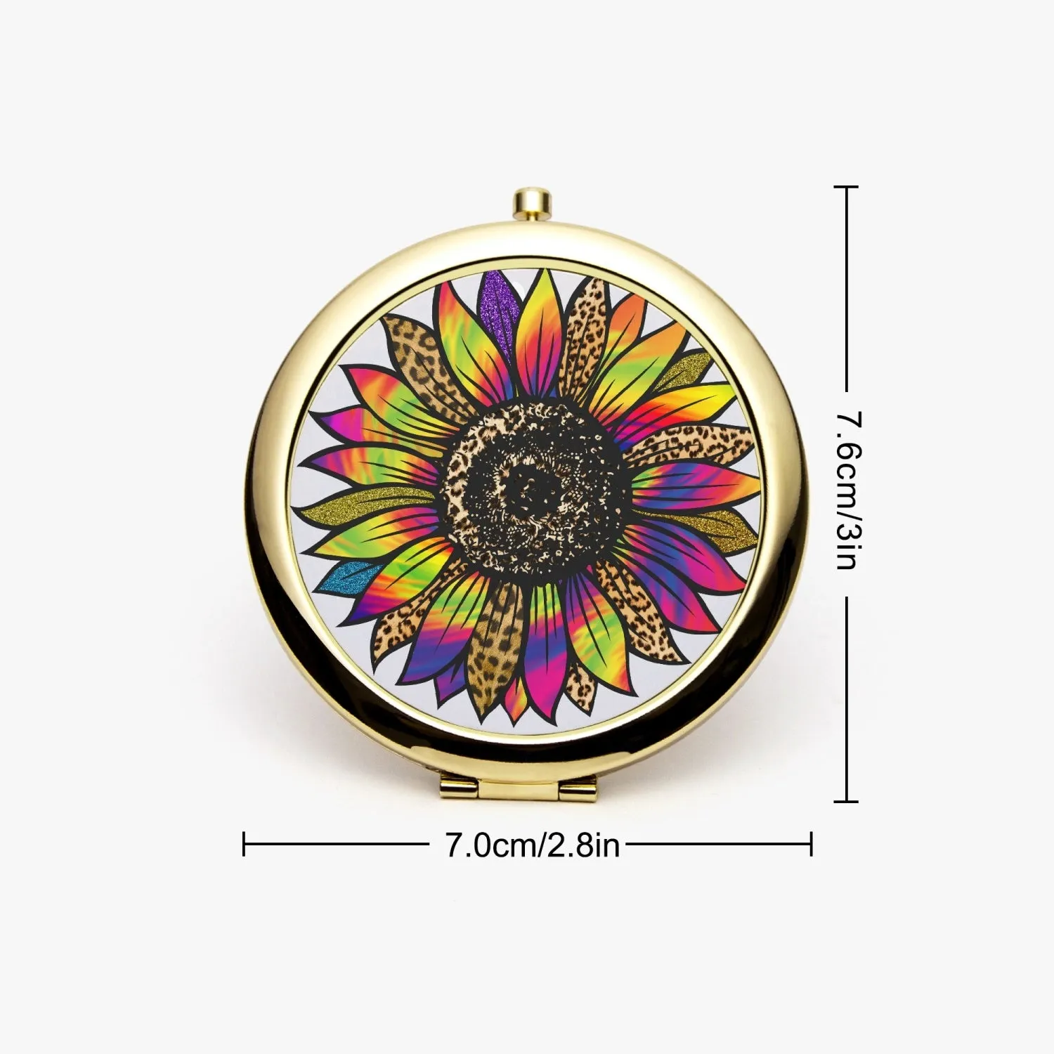 Retro Flower | Compact Mirror