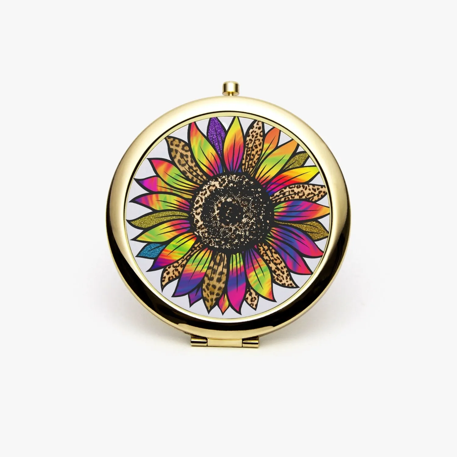 Retro Flower | Compact Mirror