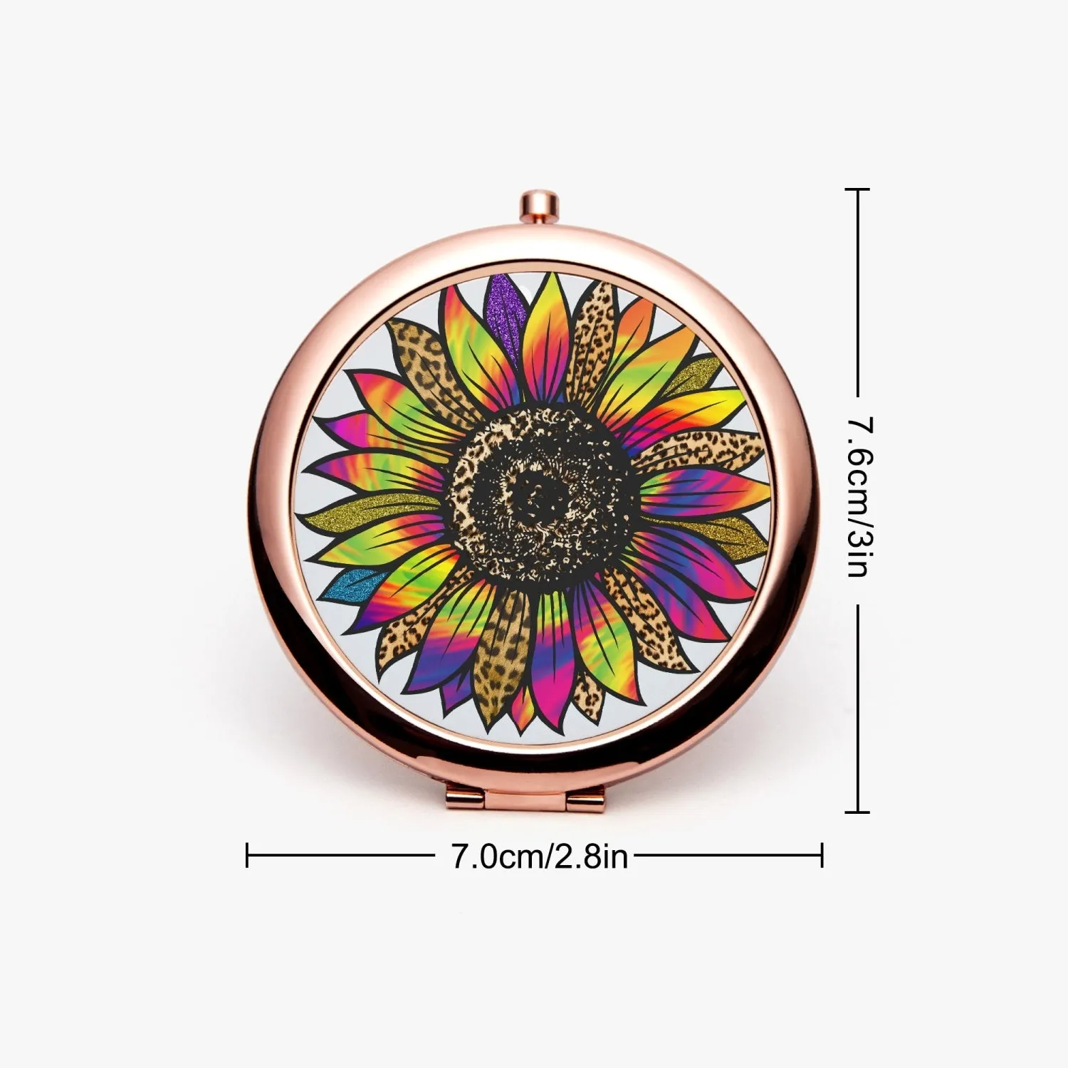 Retro Flower | Compact Mirror