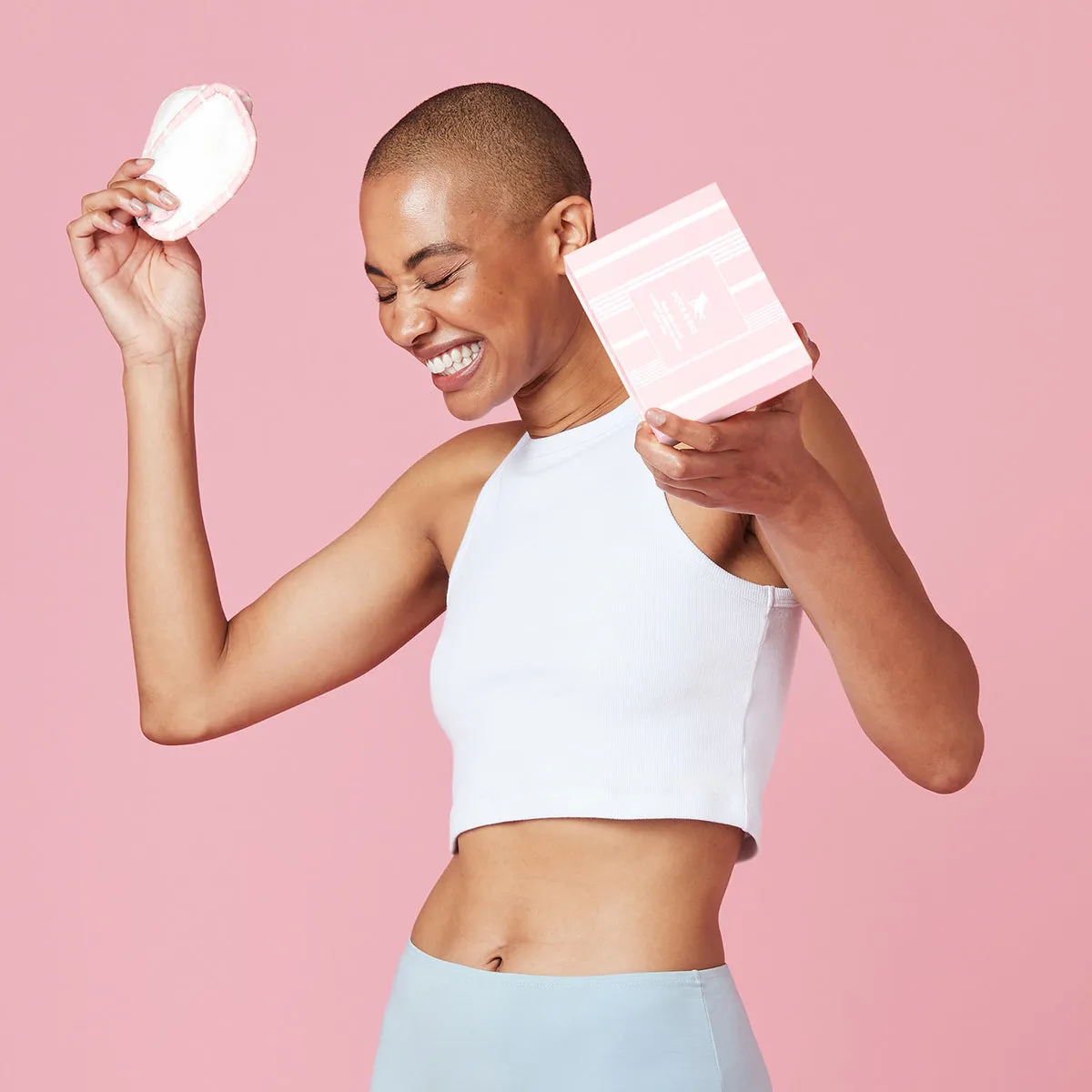 Reusable Makeup Removers - Peppermint Pink - Outlet