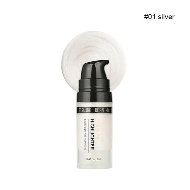 ROSALIND Highlighter Illuminator Full Professional Glow Shimmer And Shine Golden Rose Highlight Makeup Face Bronzer Maquillage