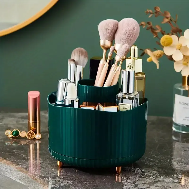 Rotating Cosmetic Brush Storage Box
