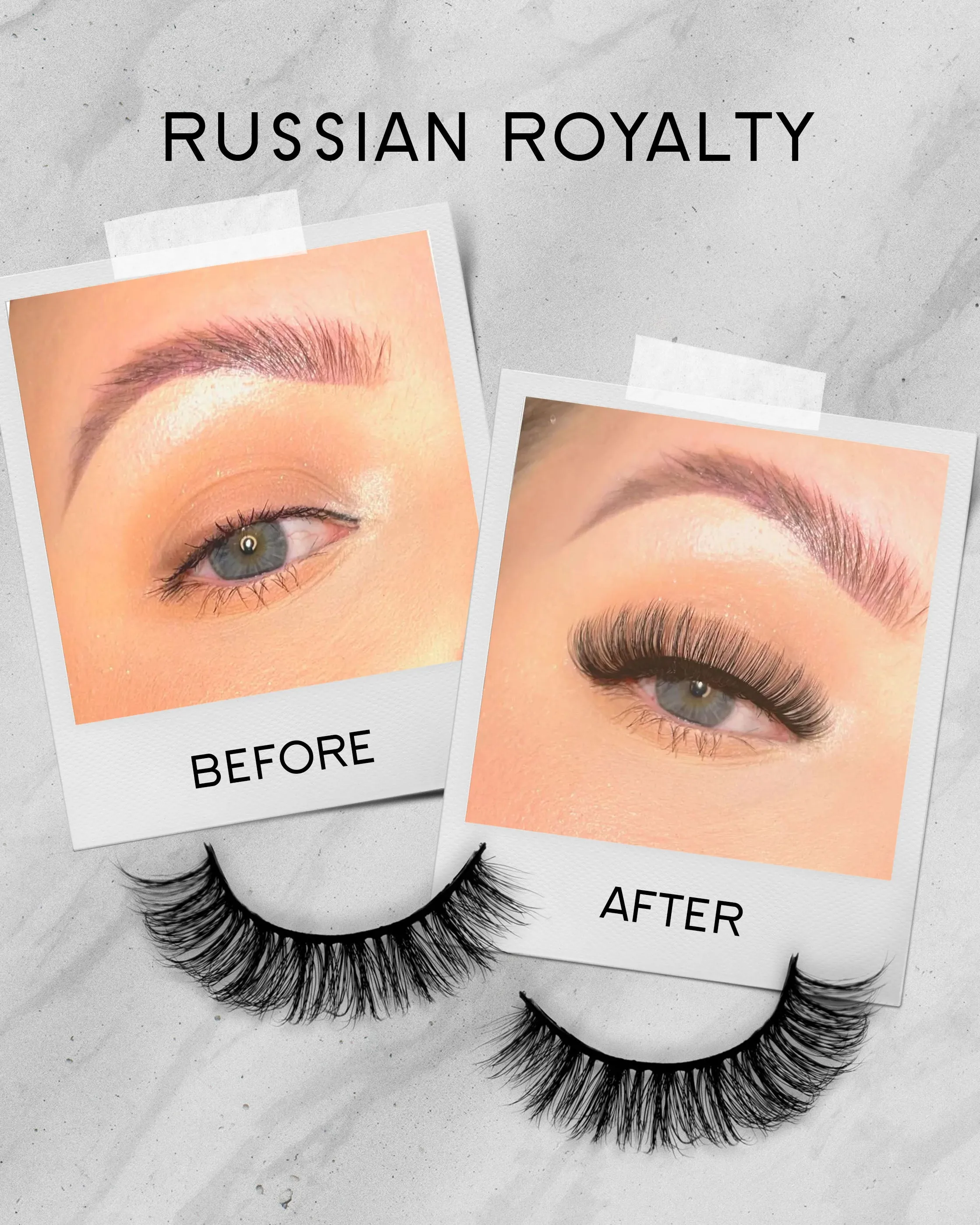 'Russian Royalty' Magnetic Fluffy Lash Extension Lashes