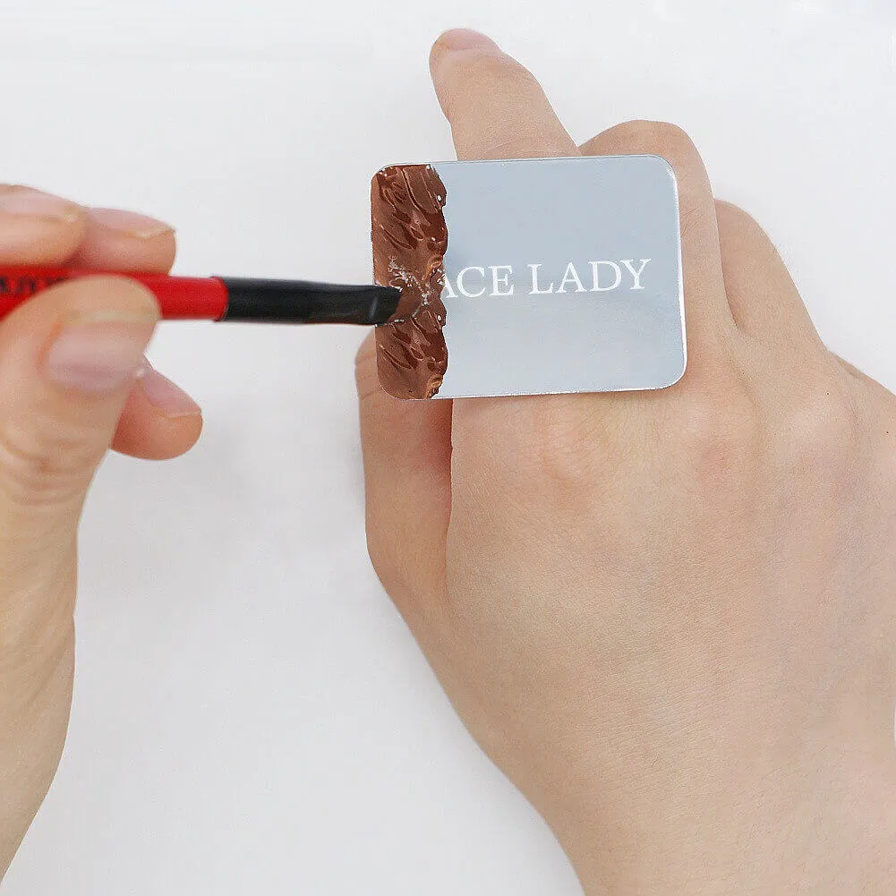 SACE LADY Stainless Steel Makeup Palette – Perfect for Mixing & Blending!