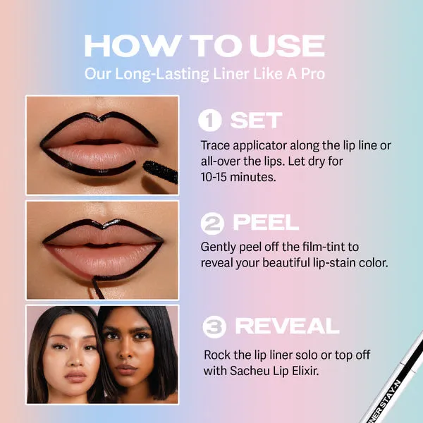 Sacheu - Lip Liner Stay N -  P-inked