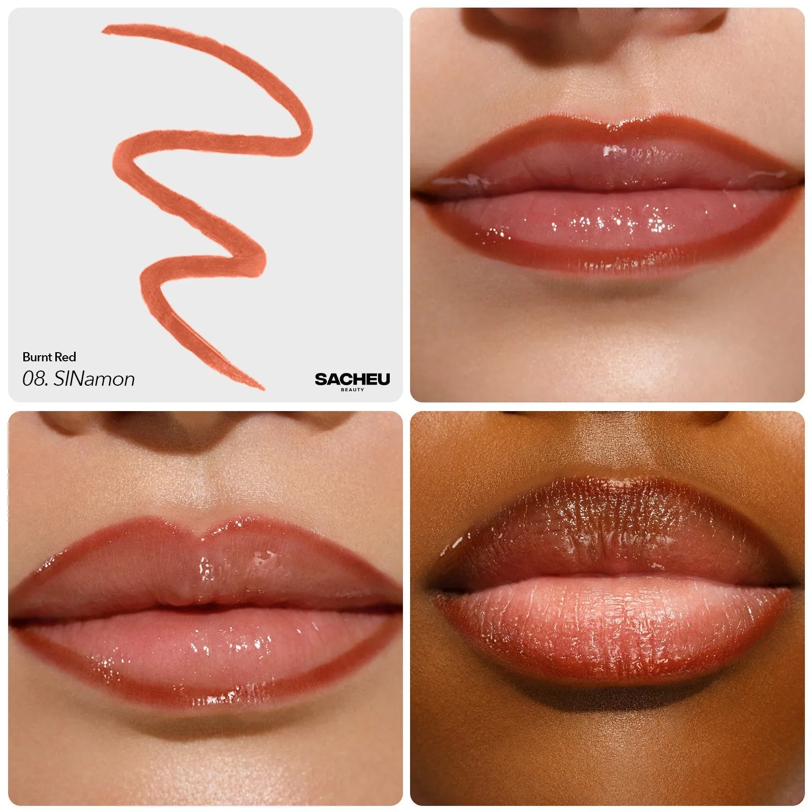 Sacheu - Lip Liner Stay N -  P-inked