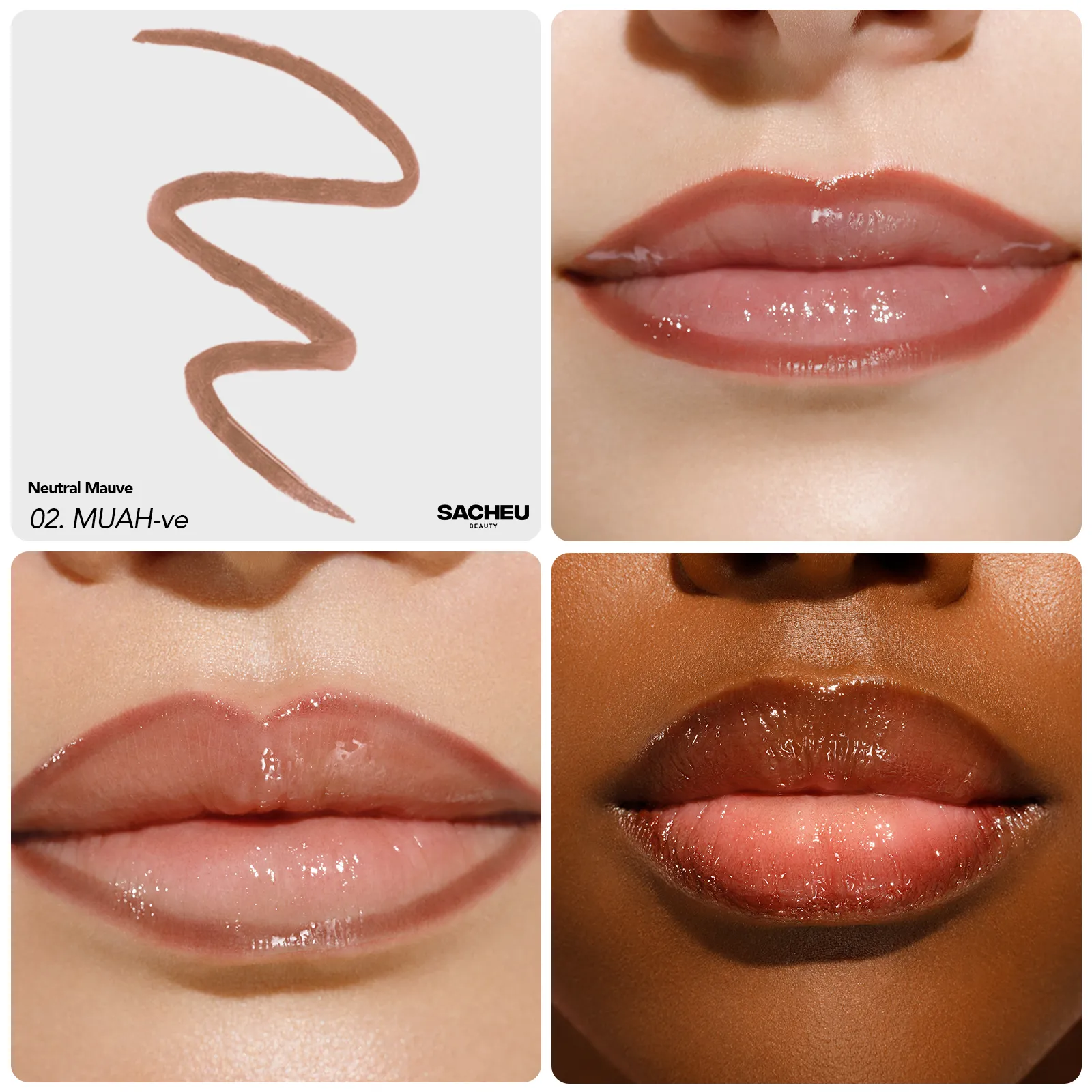 Sacheu - Lip Liner Stay N -  P-inked
