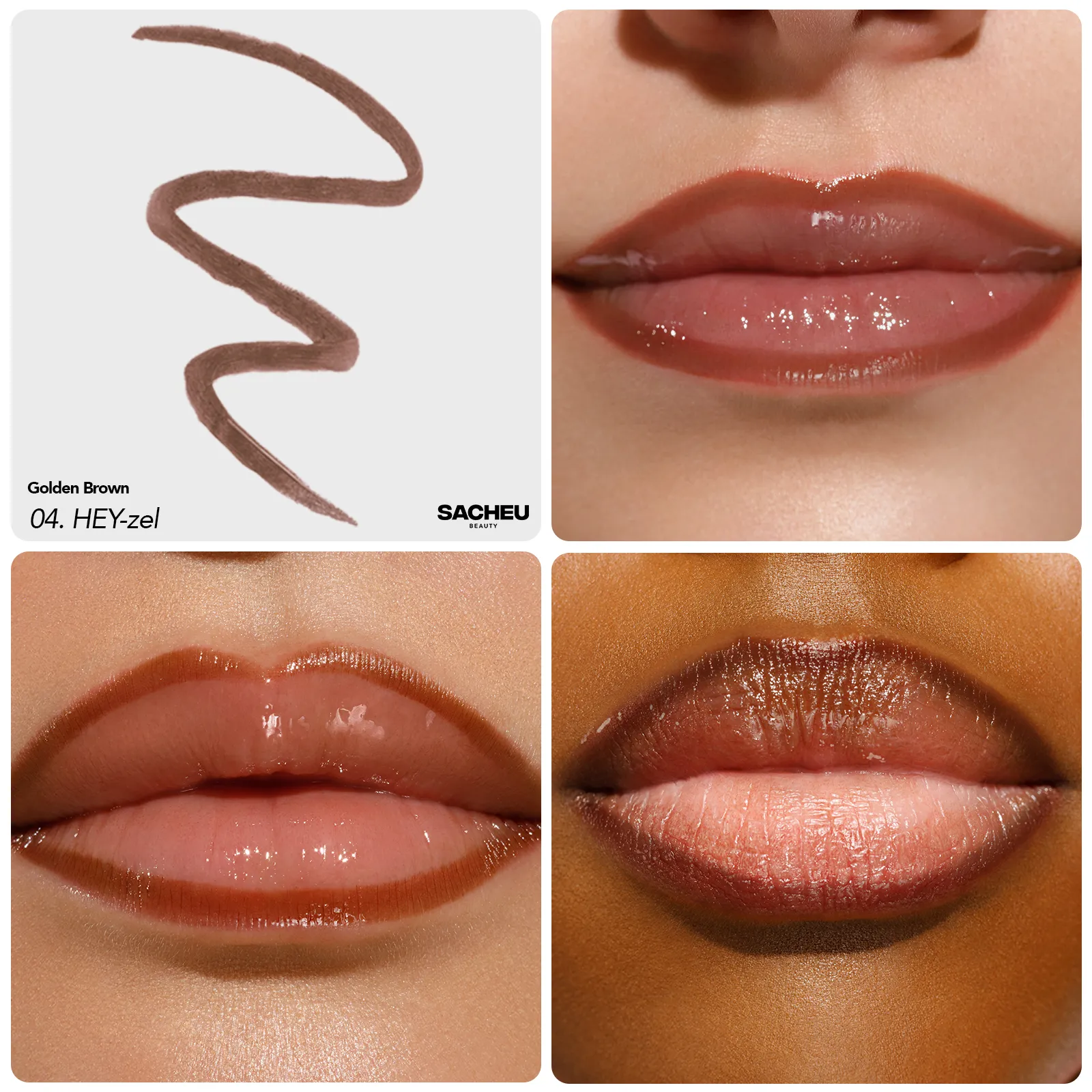 Sacheu - Lip Liner Stay N -  P-inked