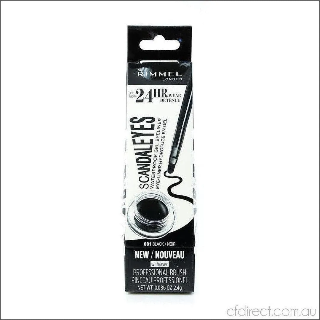 Scandaleyes Waterproof Gel Eyeliner - 001 Black